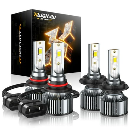 For Toyota MR2 Spyder 2003-2005 4x LED Headlight Hig/Low Beam White 9005 H7