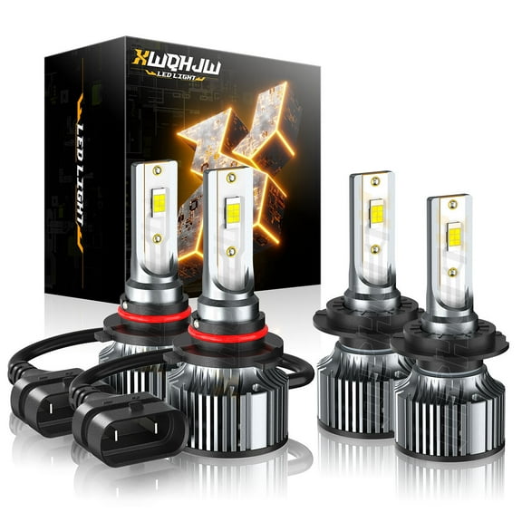 For Toyota MR2 Spyder 2003-2005 4x LED Headlight Hig/Low Beam White 9005 H7