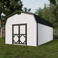 thumbnail image 2 of Little Cottage Co. 12x24 Classic Gambrel Barn with 6 ft. Sidewalls, Outdoor Wood Storage Shed Do-It-Yourself Precut Kit, 2 of 13
