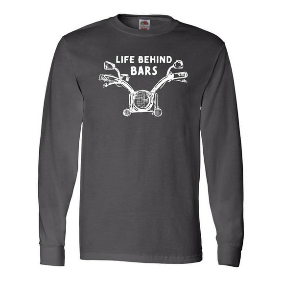 Inktastic Life Behind Bars Motorcycle Long Sleeve T-Shirt