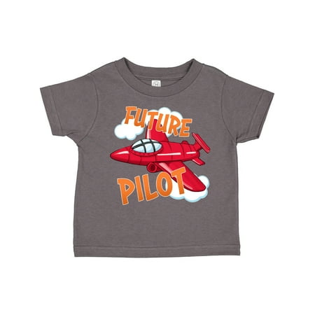 

Inktastic Future Pilot Red Plane Gift Toddler Boy or Toddler Girl T-Shirt