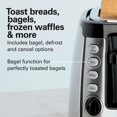 Hamilton Beach 2 Slice Keep Warm Toaster, Stainless Steel, 22811