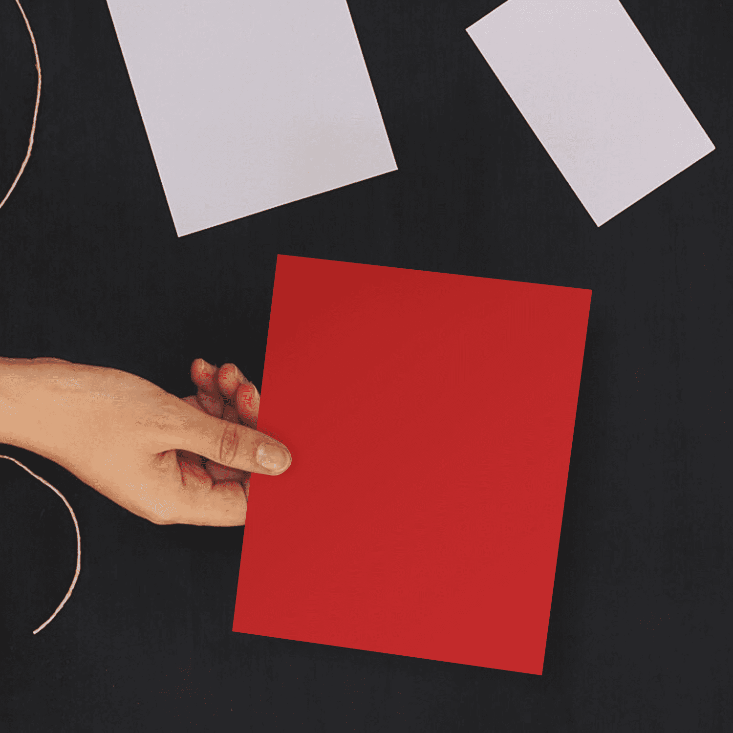 PA Paper Accents Mirror Cardstock 8.5" x 11" Red, 13pt colored cardstock paper for card making, scrapbooking, printing, quilling and crafts, 25 piece pack