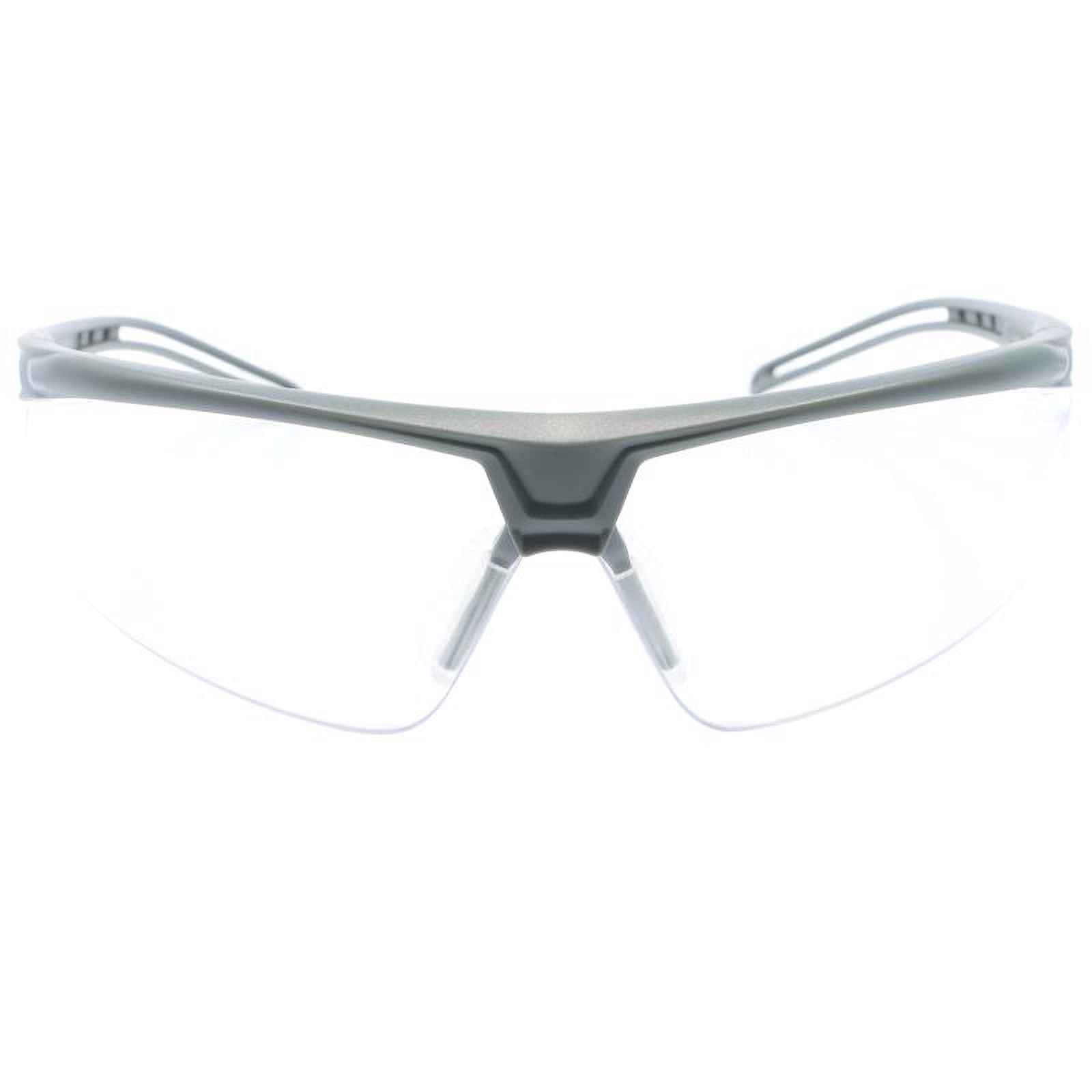 General Electric 2022466 Impact-Resistant Clear Lens Frame Safety Glass, Black