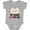 AC-Heather Grey, variant on Inktastic Nana Loves Me Grandchild Girls Baby Bodysuit