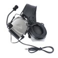thumbnail image 4 of Auriculares tácticos Comunicación Auriculares Orejeras para actividades al aire libre gris Cola Auriculares tácticos, 4 of 8