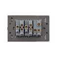 thumbnail image 4 of Placa Con 1 Apagador De Escalera Y 2 Contactos Lucek FlatPack 6 blanco, 4 of 4