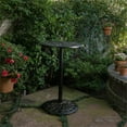 thumbnail image 2 of Noble House Hannah Modern Outdoor Iron Shiny Copper Cast Bar Table, 2 of 10