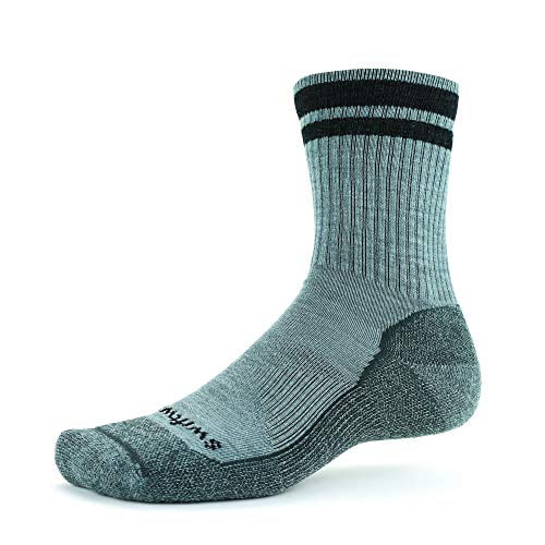 Swiftwick- PURSUIT HIKE SIX LT Hiking Socks, Lightweight Merino 