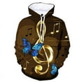 thumbnail image 3 of Sudadera con capucha con estampado 3D de notas musicales divertidas y novedosas para hombre, sudaderas de manga larga de otoño, camisetas casuales, suéteres, ropa, 3 of 5