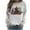 #0236-White, variant on Uootdi Christmas Long Sleeve Sweatshirt for Women Funny Holiday Xmas Tree Gift Graphic Pullover Top Fashion Merry Holiday Light weight Shirt