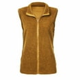 thumbnail image 4 of fvwitlyh Cropped Vest Women's Slim Sleeveless Quilted Removable Hooded Winter Coat Yellow, 4 of 5