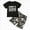 S415-Black, variant on Girls Boys Short Sleeved Shorts Two Piece Suit Comfortable Breathable Fashionable Children Suit Back-To-School Pajamas & Dailywear Set 1T 2T 3T 4T 5T 6T Set 2-3 Years