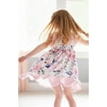 thumbnail image 2 of Millie Loves Lily Female Pink Watercolor Floral Angel-Sleeve Dress & Dot Shorts, Sizes 2-10, 2 of 5