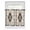 Oatmeal, variant on Kitchen Curtains 54 Inches length, Boho Black Brown Window Treatment Curtain Drapes, Retro Geometric Southwestern Ethnic Thermal Insulated Drapes for Basement Hotel RV, 42"x54", 2 Panels
