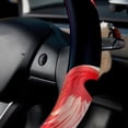 thumbnail image 5 of Flamingo 14.5 Inch Printing PVC Leather Car Wheel Cover Steering Wheel Cover Auto Accessories, 5 of 6