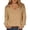 Camel, variant on Knit Shirts for Women V Neck Ribbed Cuffs Long Sleeve Casual Pullover Tops Loose Fit Soft Comfy Basic Shirts Camel M