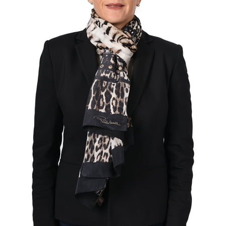Roberto Cavalli Animal Print Silk Scarf Roberto Cavalli Animal Print Silk Scarf