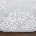 thumbnail image 3 of SAFAVIEH Glamour Dedan Floral Area Rug, Light Blue/Ivory, 6' x 6' Round, 3 of 10