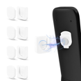 thumbnail image 2 of Magnetic Remote Control Holder Wall Mount, 4 Pair Remote Control Organizers Storage Self-Adhesive TV Remote White, 2 of 6