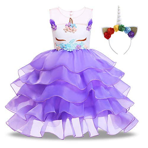 purple party dress for baby girl