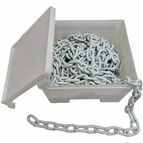 5/16” Proof Coil Steel Chain, 45ft Long, Anchor Chain, Marine Applications, Pulling Stumps, Lashing , Ppipeline Installations, Logging, Tow Chains, Mooring, Not for Windlass$$Tools