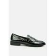 thumbnail image 2 of EMILIA Black Patent Stud Penny Loafers, 2 of 6