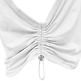 thumbnail image 7 of Built in Bra Tank Tops for Women BWASD Adjustabl Double Lined Casual Sleeveless Top Padded Shelf Bra Camisole Workout Outdoor Sport Tops Summer S-XXL White, 7 of 7
