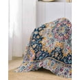 thumbnail image 2 of Boho Patterned Floral Sofa Couch Covers for Dogs,Washable Sofa Throw Cover Single Slipcovers for Armchair,Bohemian Abstract Indian Tribal Aesthetic Couch Protector Towel Blanket Medium 71x91, 2 of 8