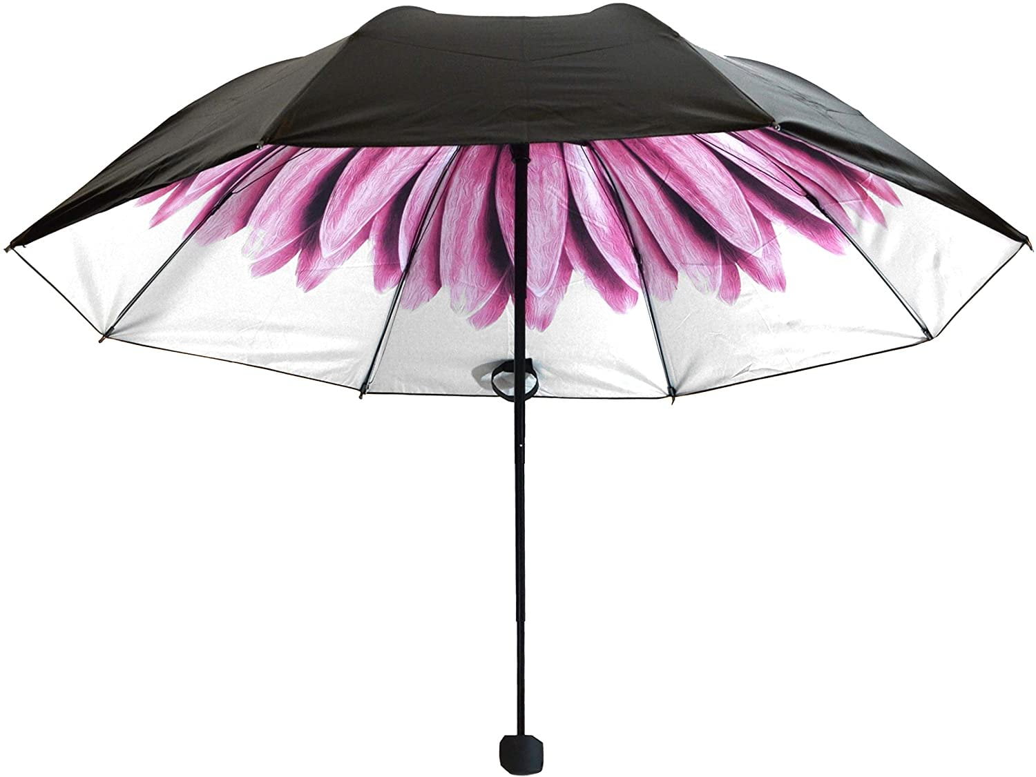 Nufoot Umbrella Pink Flower, Uv Protection Umbrella