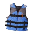 thumbnail image 4 of Chaleco Salvavidas Con Correas Ajustables Para Adultos, Ideal Para Kayak, Canotaje, Navegación, Talla L, Azul, 4 of 9