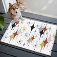 thumbnail image 3 of Diamond Entryway Rug 2'x3'&nbsp; Non Slip Front Door Mats, Modern Geometric Middle Century Grey Yellow Red Entrance Rugs Indoor Outdoor Carpet, Washable Floor Mats Small Area Rug for Bedroom Kitchen, 3 of 8