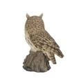 thumbnail image 4 of Hi-Line Gift Ltd. Motion Activated Singing Long Eared OWLET Standing ON Stump, Brown, 4 of 6