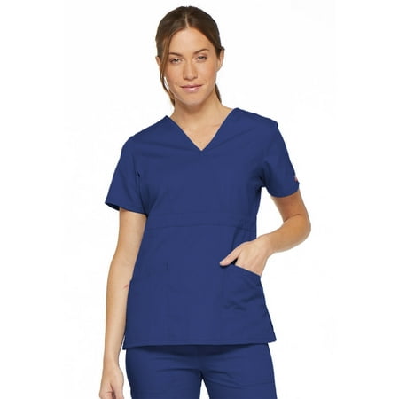 

Dickies EDS Signature Scrubs Top for Women Mock Wrap 86806