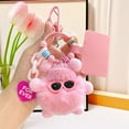 thumbnail image 6 of Hometravel Plush Toy Keychain, Soft Stuffed Animal Figure with Metal Key Ring, Cute Character Accessory for Keys, Backpack, Bag Charm Decoration, 6 of 7
