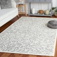 thumbnail image 2 of SAFAVIEH Jardin Zahara Floral Area Rug, Gray/Ivory, 6' x 6' Square, 2 of 9