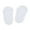 White, variant on Fesfesfes 1 Pair Socks for Women Silicone Heel Gel Socks Foot Cracked Repair Dry Crack Healing Chapped