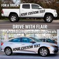 thumbnail image 4 of Create Your Own Custom Vehicle Decal - Choose Color Font Size - Personalized Car & Truck Vinyl Decals Stickers - Customised Auto Automotive Decal - Window Windshield Bumper Letterings Name, 4 of 7
