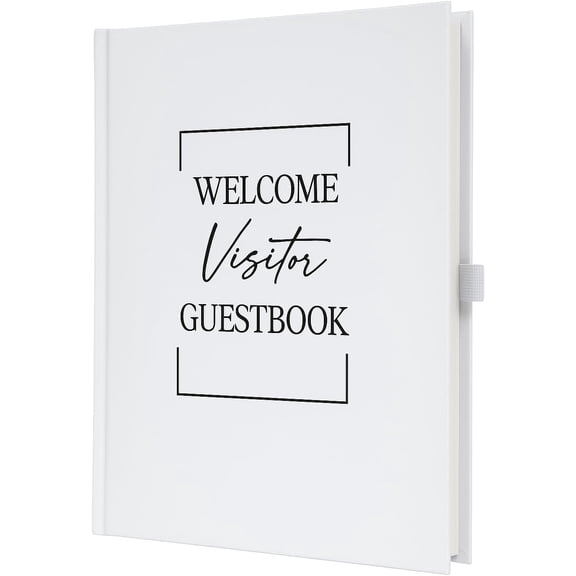 Guest Book for Vacation Homes - Visitor Guest Book for Short Term Rentals - 7.5x9 Neutral Hardcover