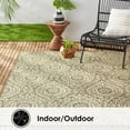 thumbnail image 6 of Nicole Miller New York Patio Country Zoe Moroccan Damask Indoor/Outdoor Area Rug, Taupe/Ivory , 7'9"x10'2", 6 of 9