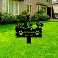 thumbnail image 4 of Handmadetneonsign Greyhound Memorial Metal With Stake, Greyhound Metal Name Sign Stake, Dog Metal Stake Decor 45016, 4 of 5