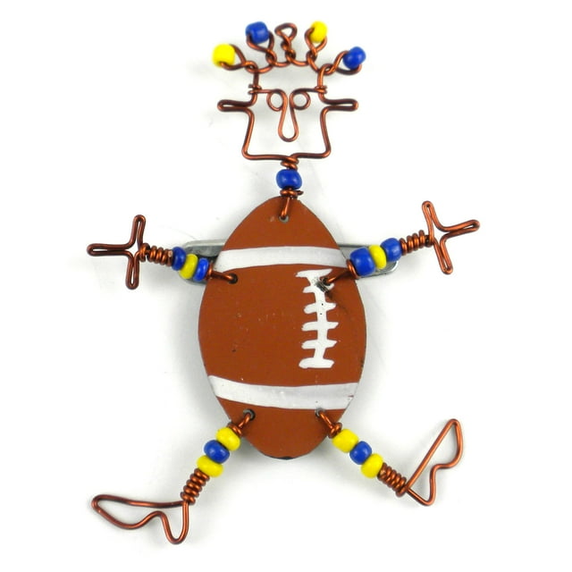 Ensemble de 10 Épingles de Football Américain pour Fille Dansante Creative Alternatives