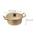 thumbnail image 2 of Noodle Pot Metal Ramen Pot Kitchen Noodles Pot Instant Noodles Cooker Small Pot, 2 of 7