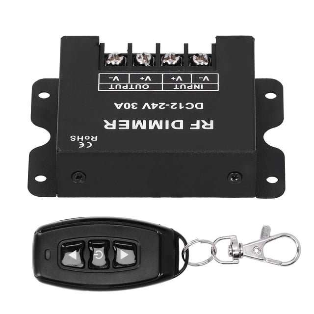Controlador de luz Jadeshay atenuador LED color negro