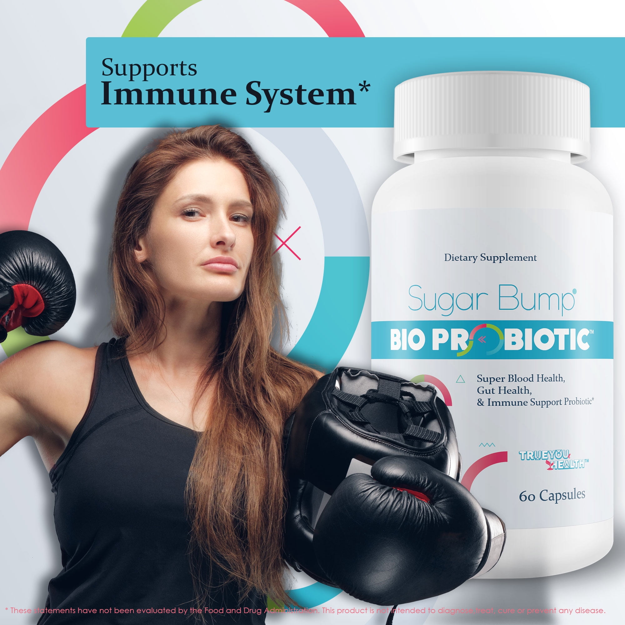 Sugar Bump Bio Probiotic - Blood Health Probiotics - Supports Healthy Blood S Balance Already in the Normal Range - Immune Support - 40 Billion CFUs - Probiotics for Blood Health Support