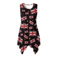 thumbnail image 5 of Garronmavis British Flag Couples' Outfits Husban and Wife Clothing Men's Button Down Shirt Size 2XL Hawaiian Tops and Womens Sleeveless Dress Loose Vacation Sundress, 5 of 8