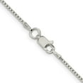 thumbnail image 3 of Auriga Fine Jewelry 925 Sterling Silver 1.25 mm Box Chain Necklace for Women 20", 3 of 6