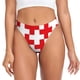 thumbnail image 1 of Fotbe Red Cross 1 Tanga Sin Costuras para Mujer con Estampado – Panties Invisibles, Transpirables y Cómodos para Uso Diario-Small, 1 of 6