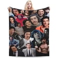 thumbnail image 2 of Adam Blanket Super Soft Air Conditioning Blankets Driver Collage for Bed Sofa Car 60"X50", 2 of 7