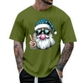 thumbnail image 1 of Tops para hombre, blusas y camisas de manga corta con cuello redondo para hombre, camiseta informal con cuello redondo y estampado para hombre, blusa de manga corta, blusa de poliéster para hombre, 1 of 4